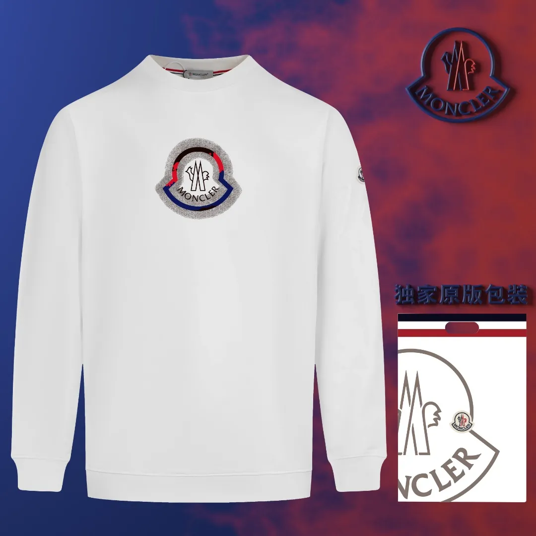 【 Quality】 【🎉 🎊】 【 MONCLER】【In Stock 】 🏅2024 New Arrival Premium 3D LOGO ， ， Premium ⚠️ ： 460 ， 21S 10S 26/2 1*1 ！ ， ， ， ， ， ！ Same Style ✔ Same Style： ❗ ✔【 Same Style， In Stock！】 ➡Size：S M L XL XXL ➡ ：Black White ⚠️Size Size